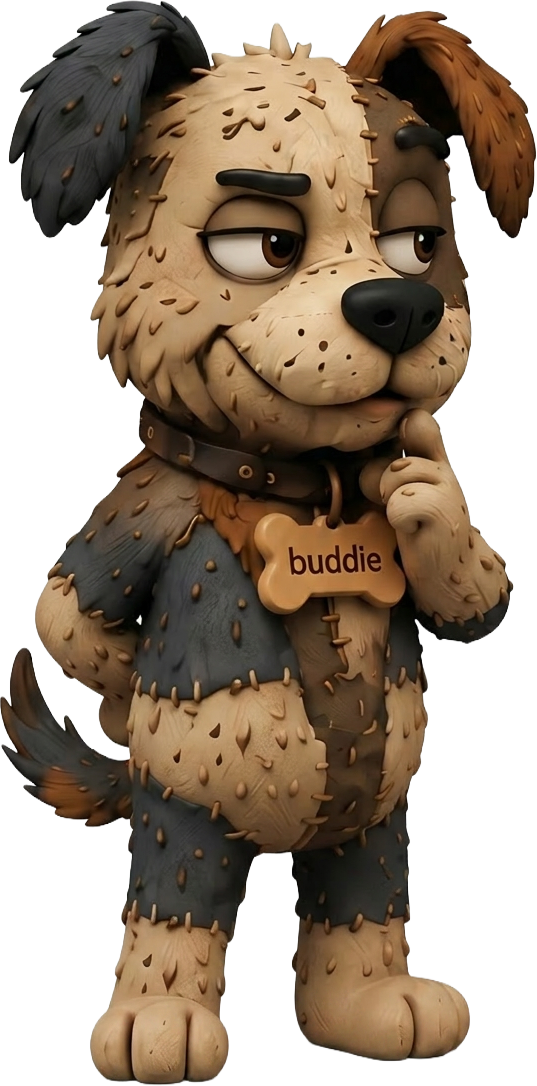 Naughty Buddie mascot