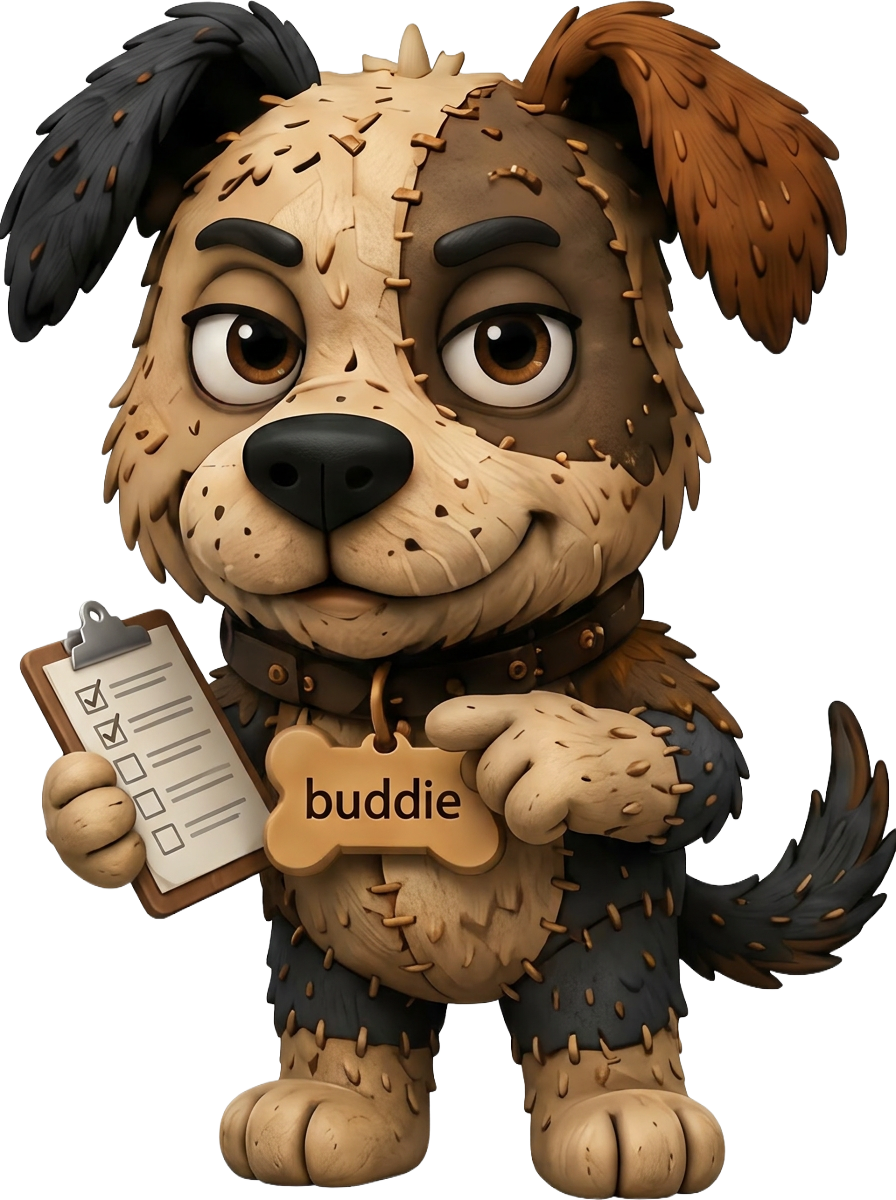 Planner Buddie mascot